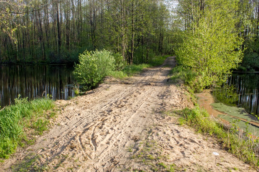 Дорога по насыпи