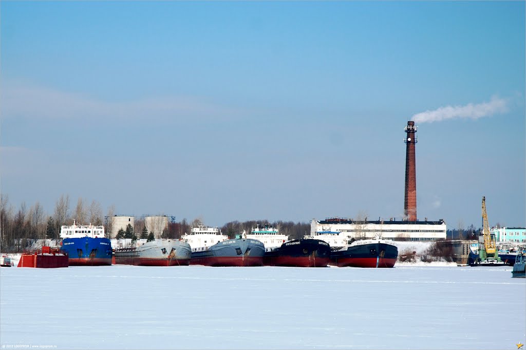 Volga-Don Ships in the Boatyard of 40th October Anniversary // Волгодоны в затоне имени 40-й годовщины Октября