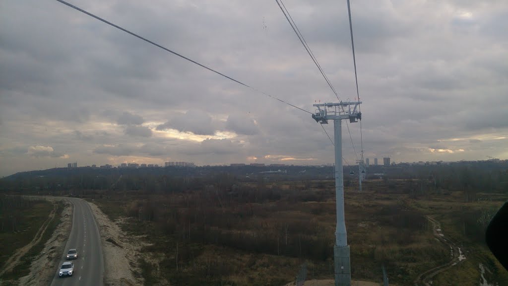 Cable railroad from Bor to Nizhniy Novgorod 1