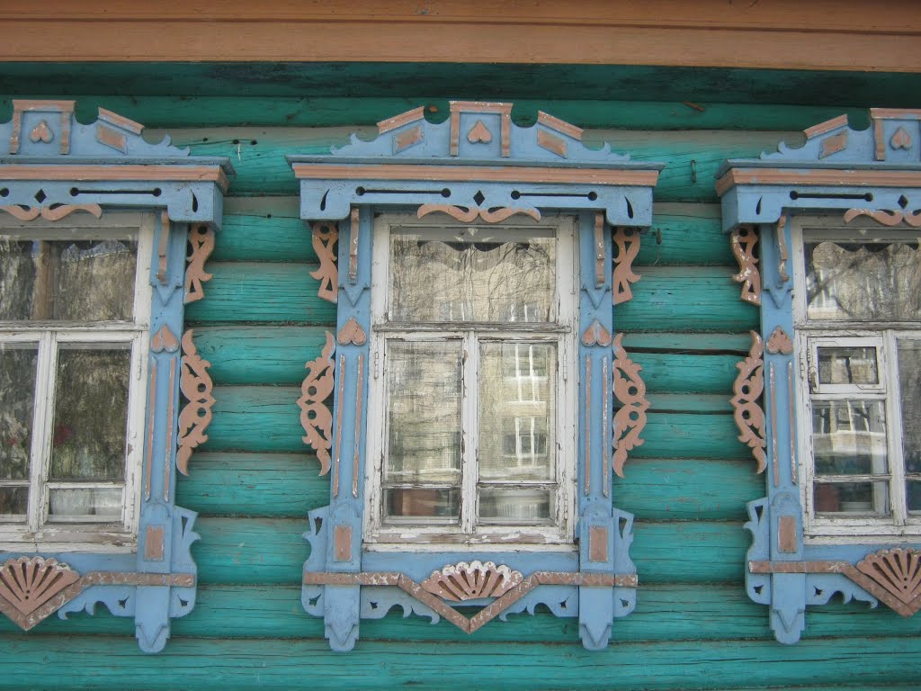 Деревянные дома, г.Бор, ул. Октябрьская