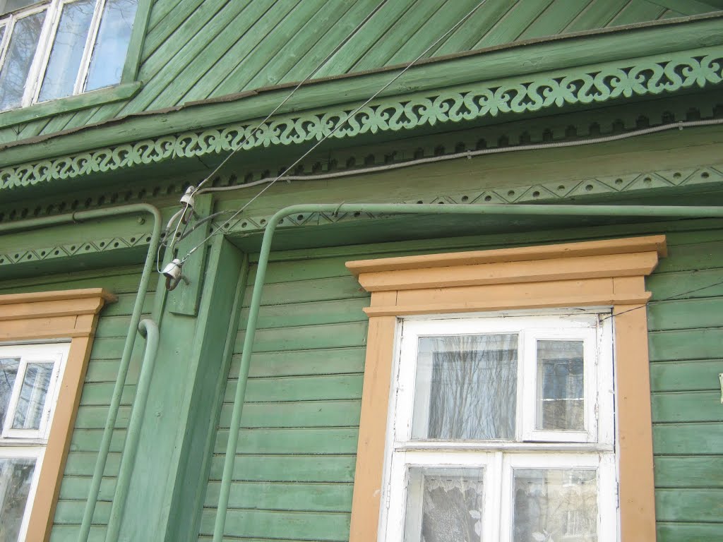 Деревянные дома, г.Бор, ул.Октябрьская