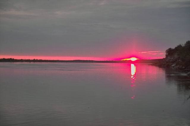 закат на Оке под Горбатовым / sunset near Gorbatov