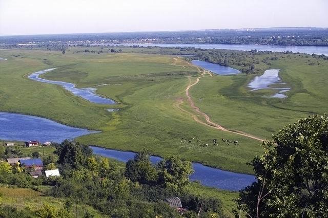 вид на Оку из Горбатова / view of river Oka from Gorbatov