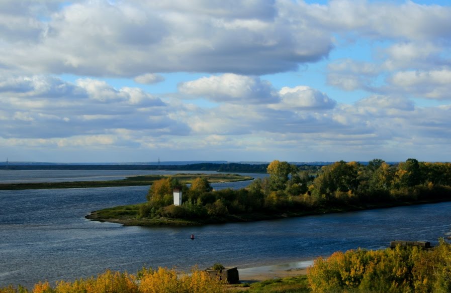 Городец. Вид на Волгу. (Gorodets. Volga river view.)