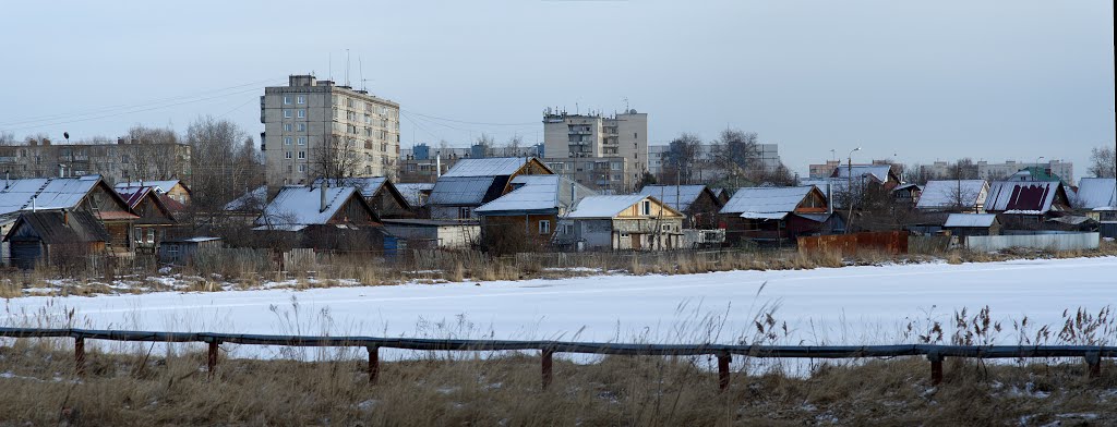 Zavolzhye. Spring. Baikal. Matrosov Street.