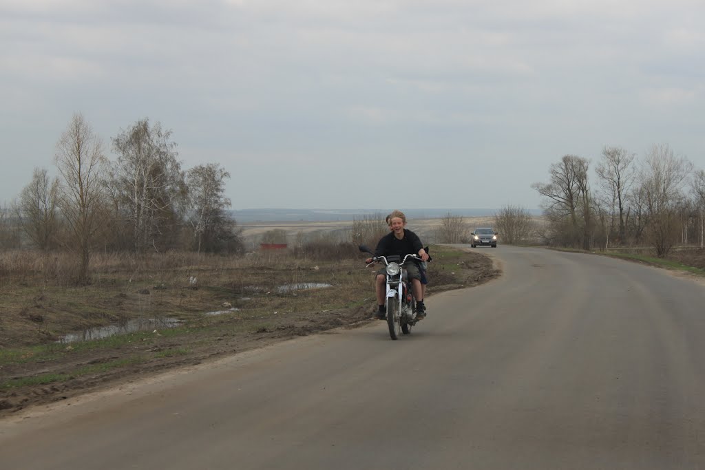and drove his bike instead of a limousine