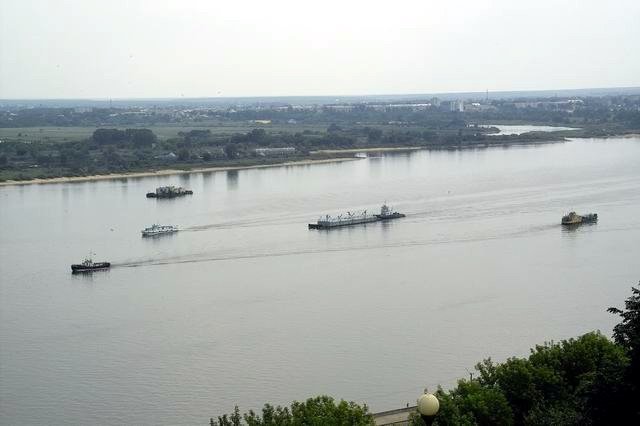 Волга у Нижнего Новгорода / Volga near Nizhniy Novgorod