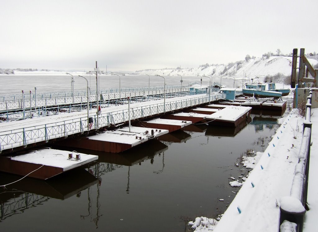 bridge of boats