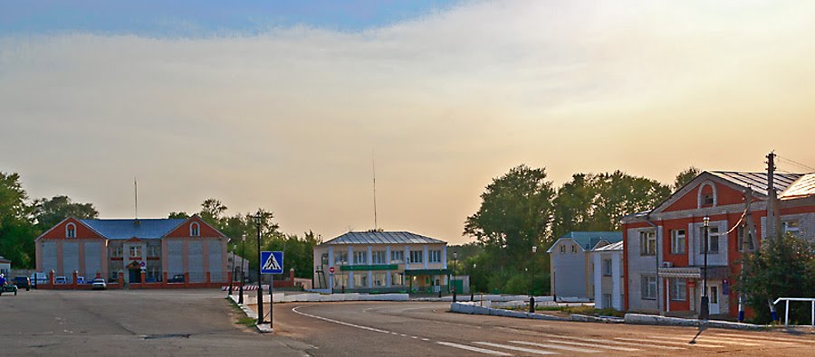 Центральная площадь в Сеченово