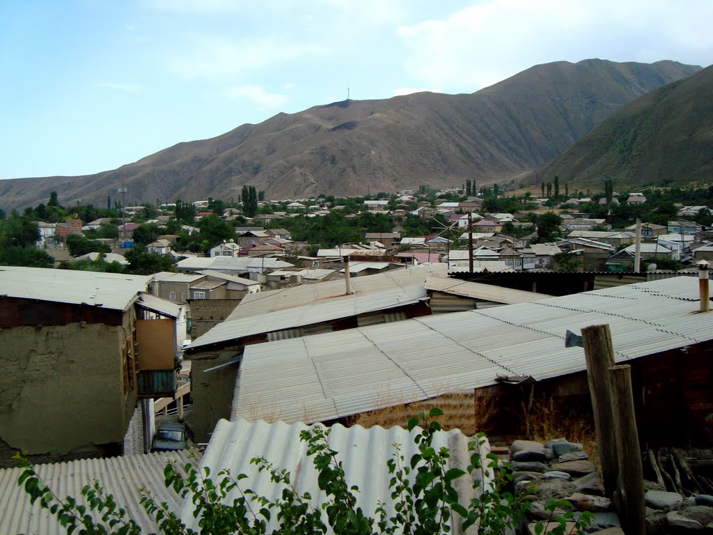 Akhty Big Village in Dagestan