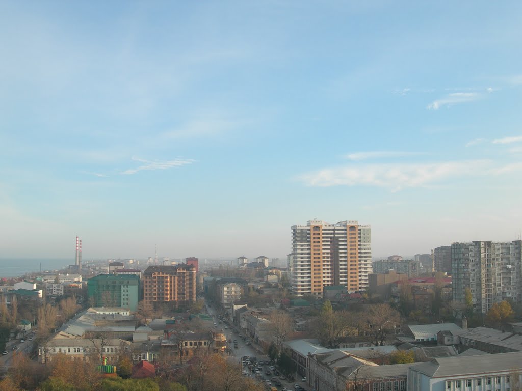 Махачкала с крыши НБ РД
