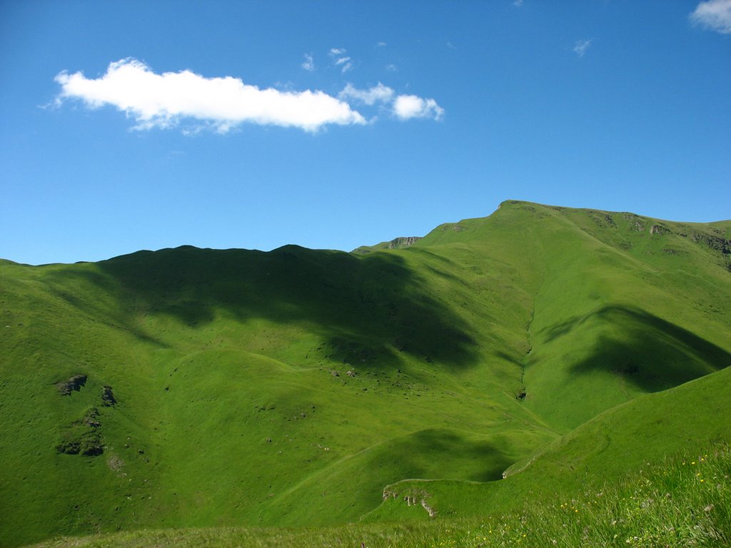 Dagestan, road to village Burshimaka; Дагестан, дорога к селу Буршимака