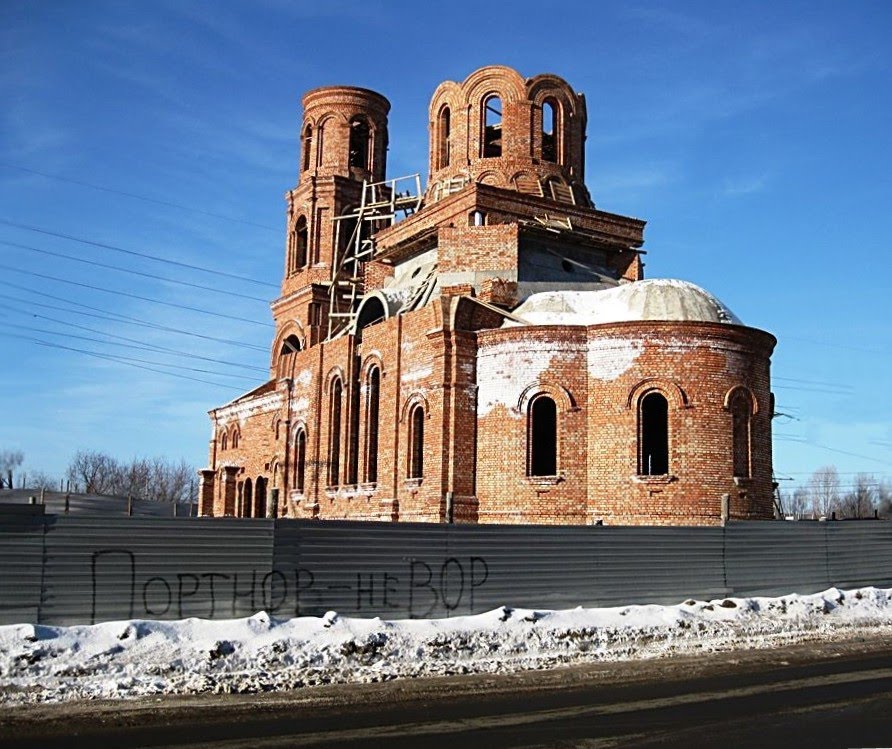 Церковь Серафима Саровского (строится).