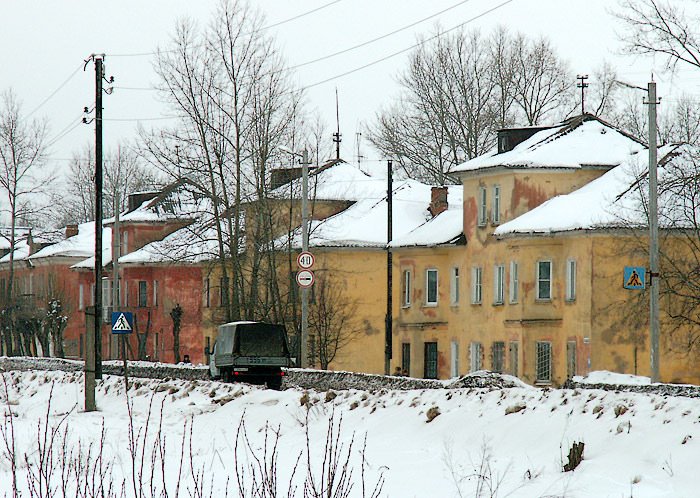 Жилые дома 1930-х годов. Фото 2008 г.