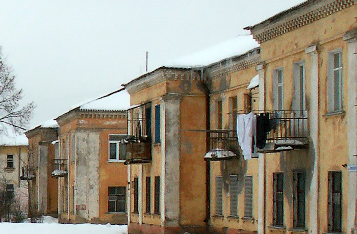 Жилые дома 1930-х годов. Фото 2008 г.