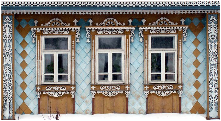 Вичугский резной декор. Фото 2006 г.