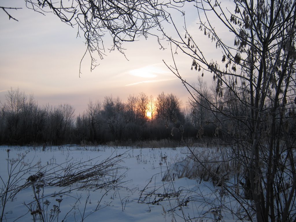 зимний закат