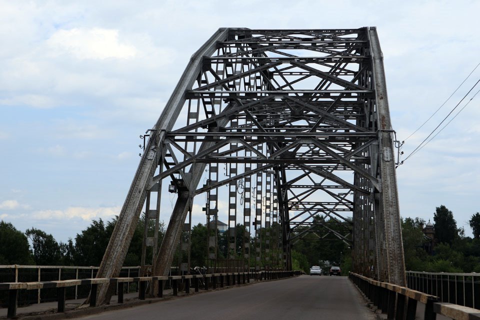 Кинешма. мост через Кинешемку/ Kineshma. Bridge over Kineshemka river