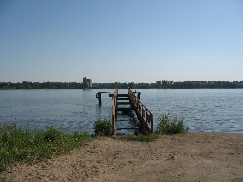 Бывшая пристань Заволжска