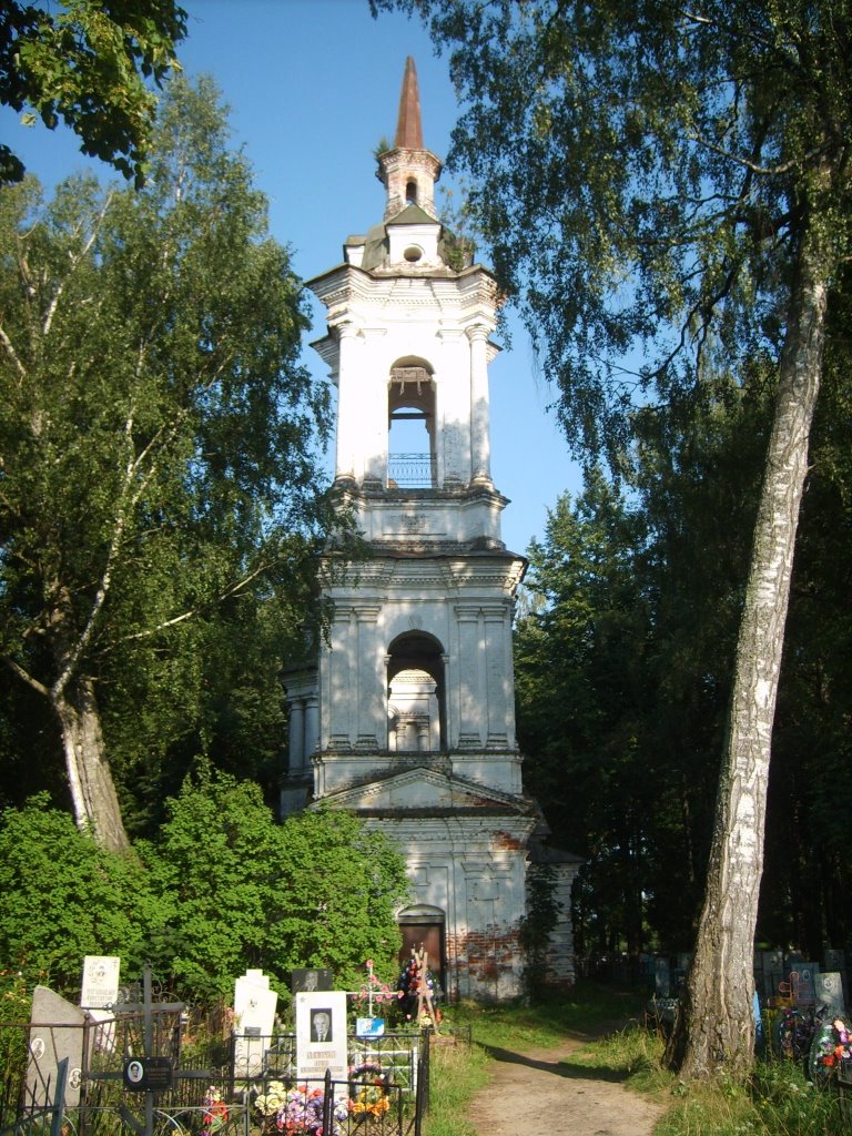 Старая церковь на кладбище п.Лух