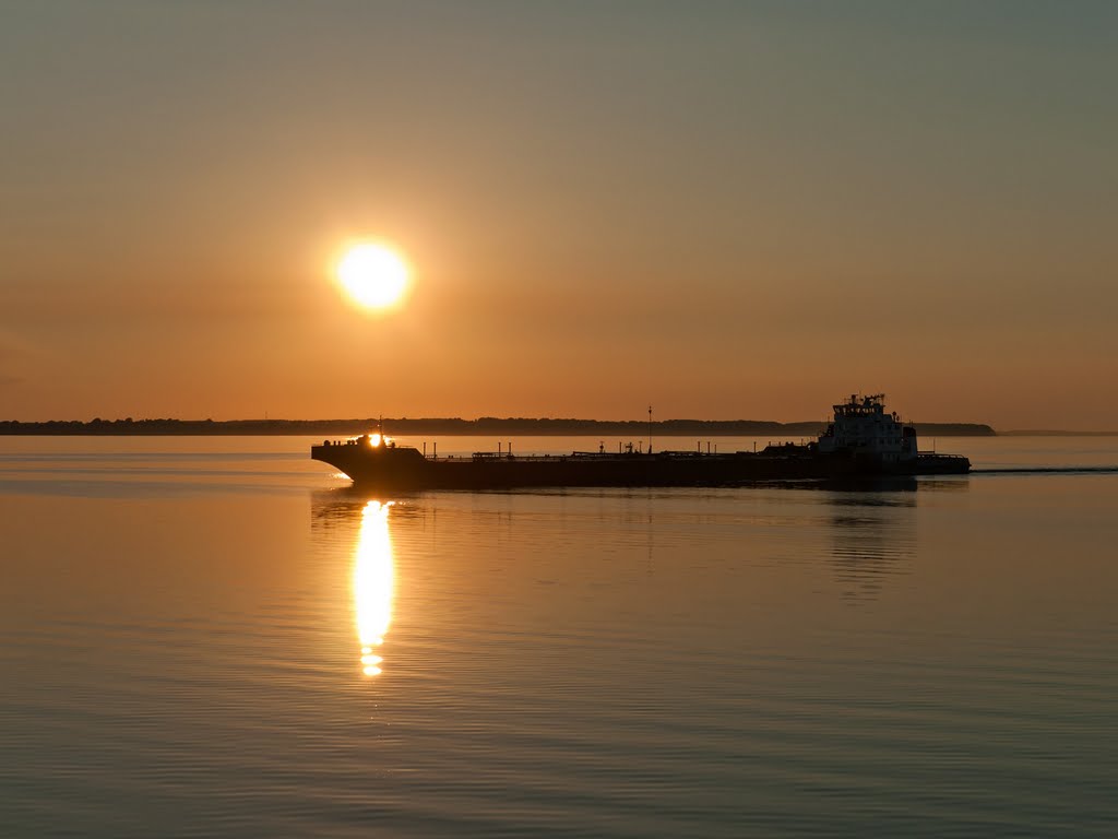 Volga River Sunset