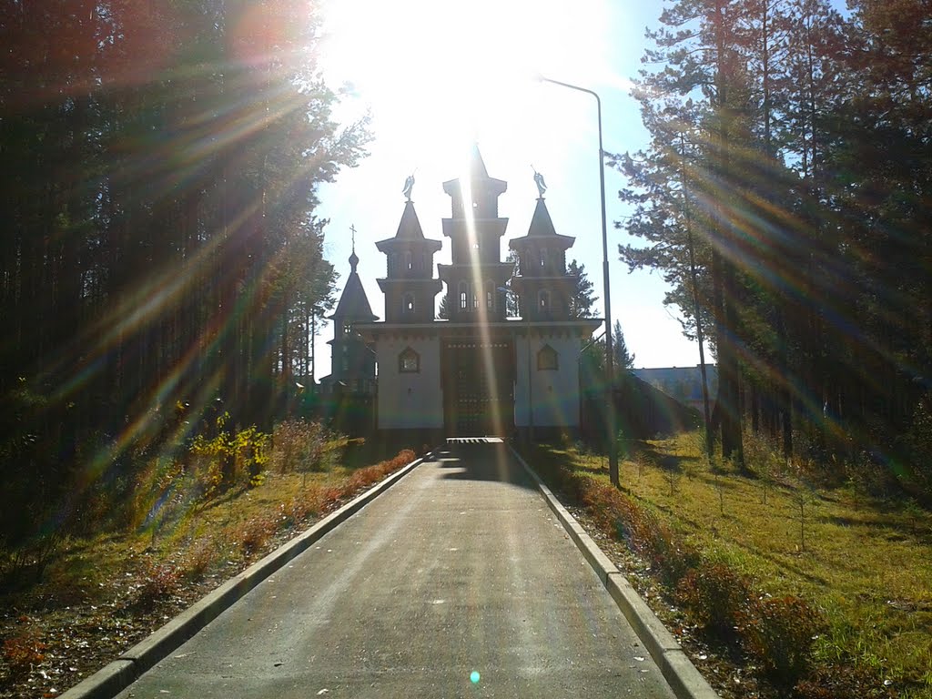 Вид на ворота