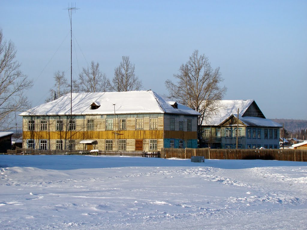 Деревянная архитектура сибирской глубинки. - Wooden Architecture of the Siberian countryside.