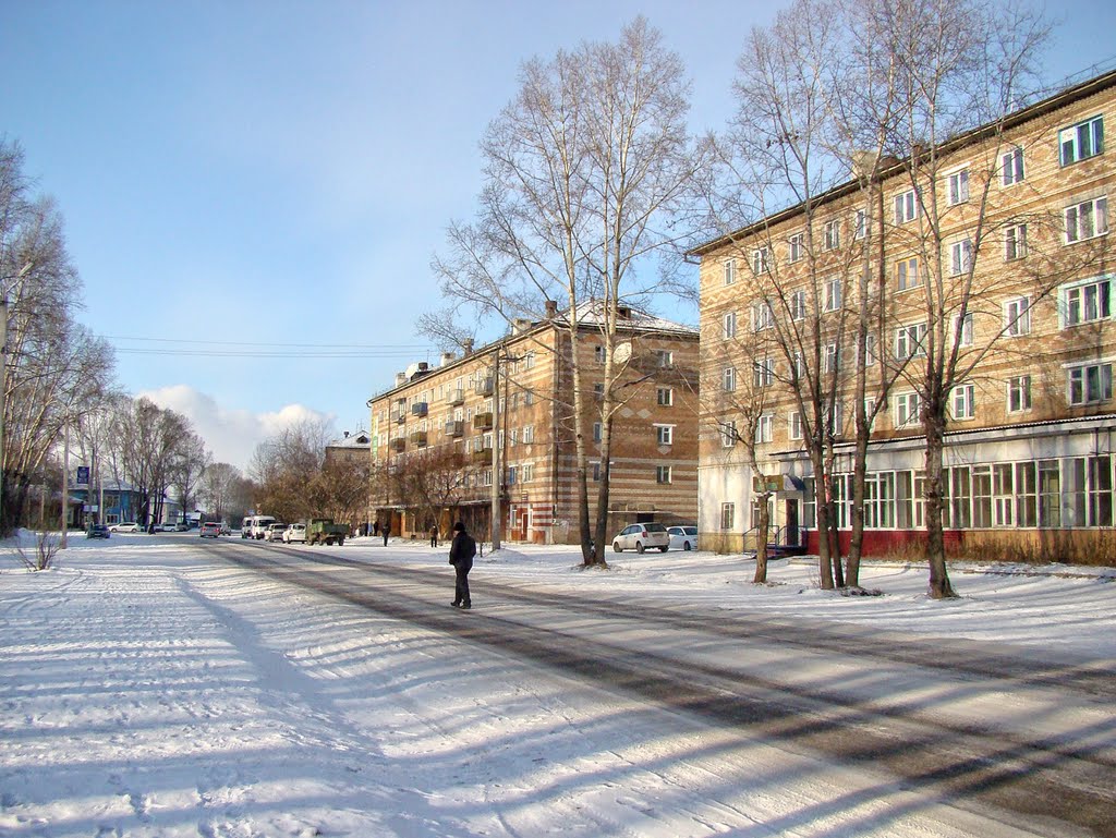 Улица Гоголя в начале зимы.