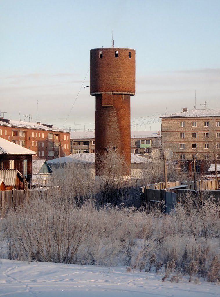 Водонапорная башня,Тайшет, 21.12.2013