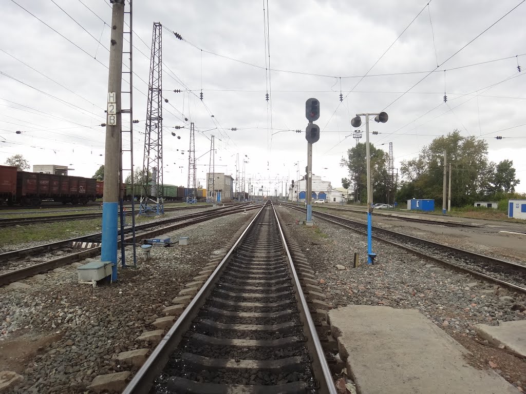 Станция Тайшет, Вид на запад