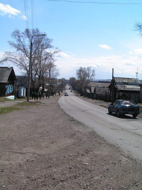 г. Тулун ул, Володарского, вид сверху . фото: Шаура Максим Александрович