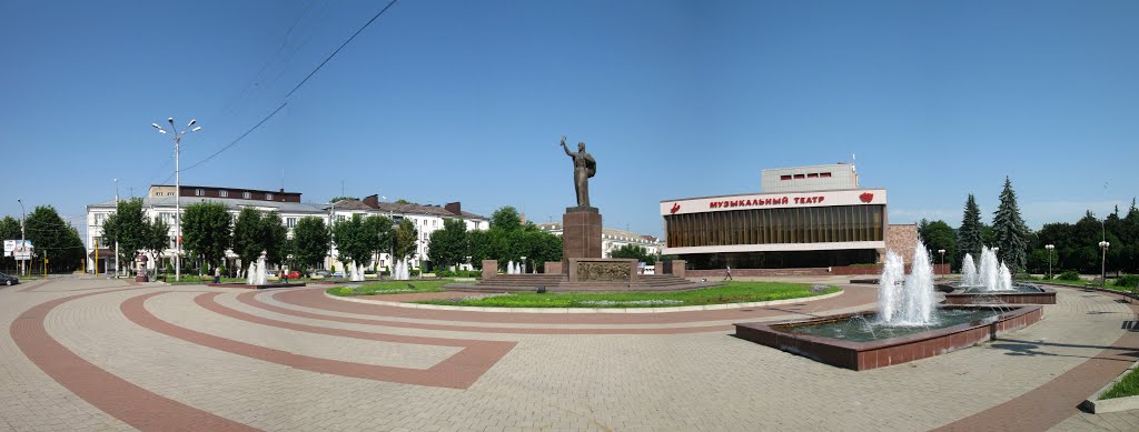 Nalchik. Square of ​​musical theater.