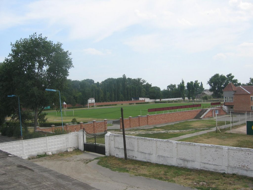 Вид на стадион