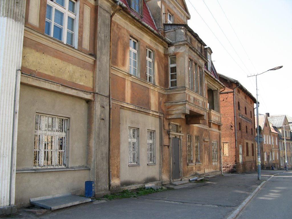 Еще одна старая уютная улочка города Гвардейска