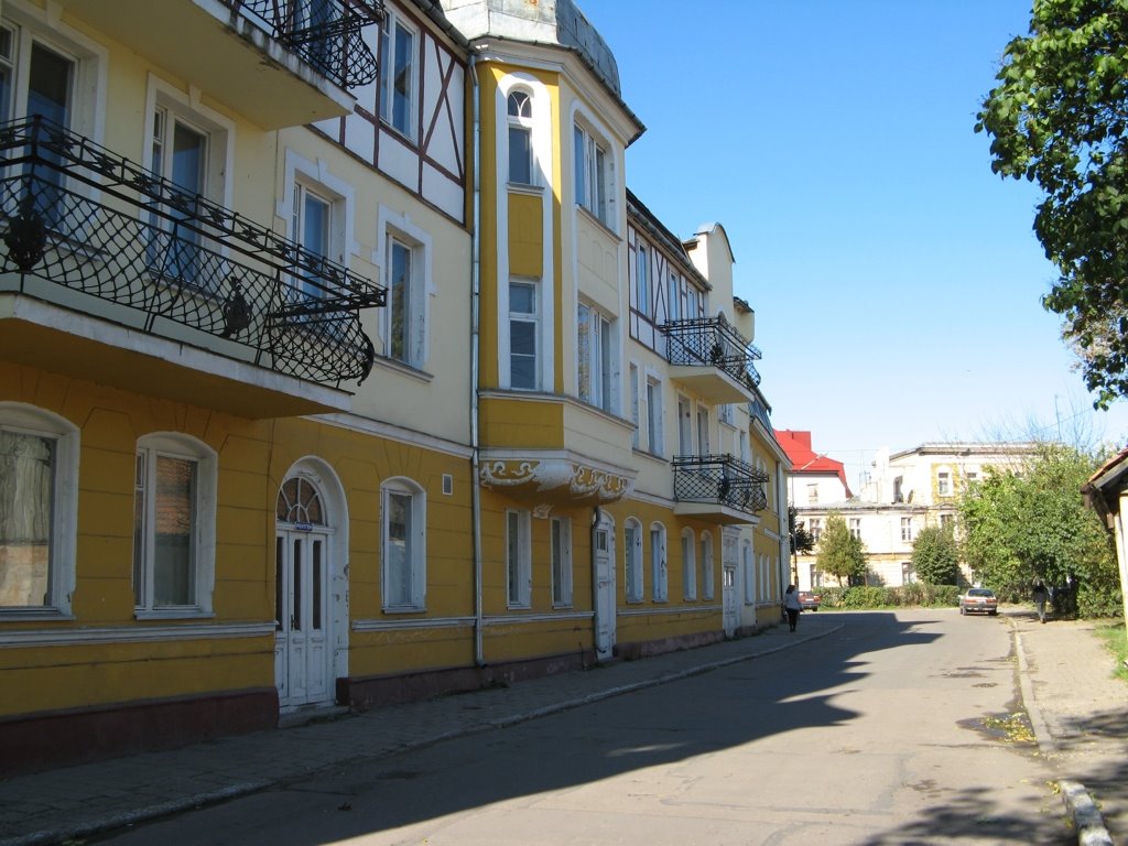 Уютные улицы Зеленоградска (ранее Cranz)