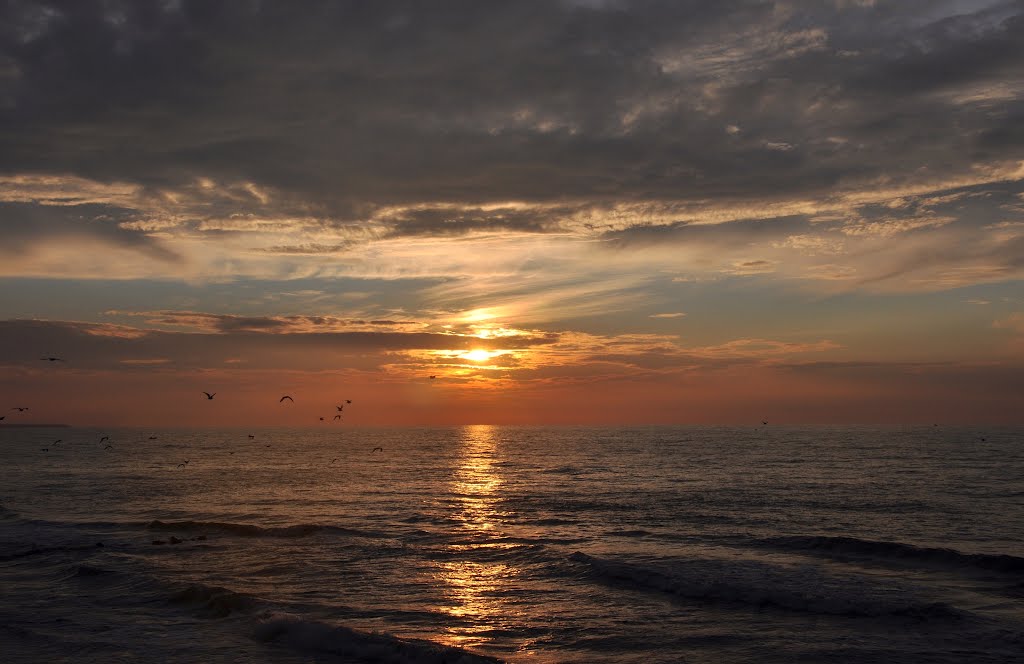 Зеленоградск. Закат на Балтийском море / Zelenogradsk. Sunset on the Baltic Sea