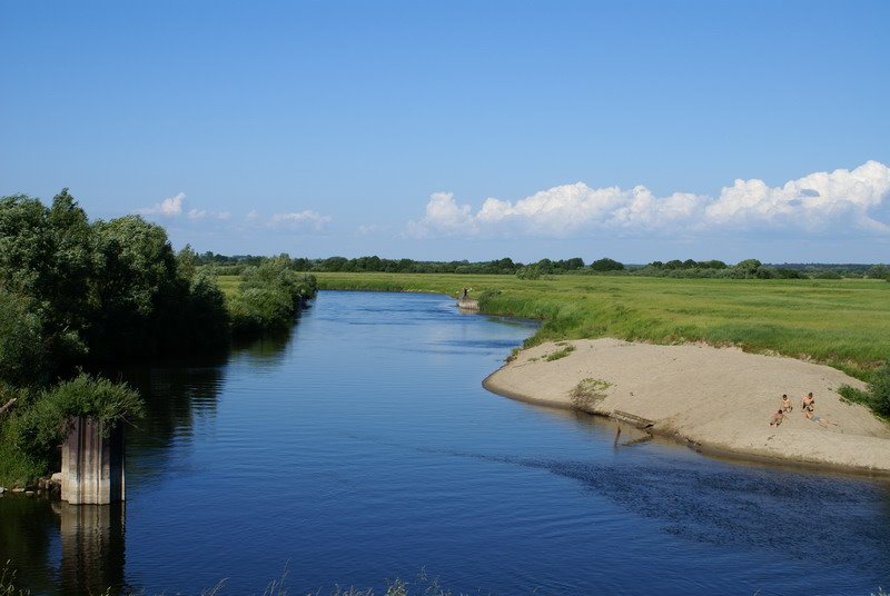 р.Прегаль ( Гусиный  пляж )