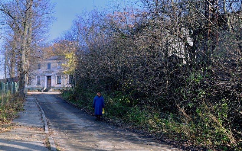 Знаменск (Wehlau). Дорога от мукомольного завода.