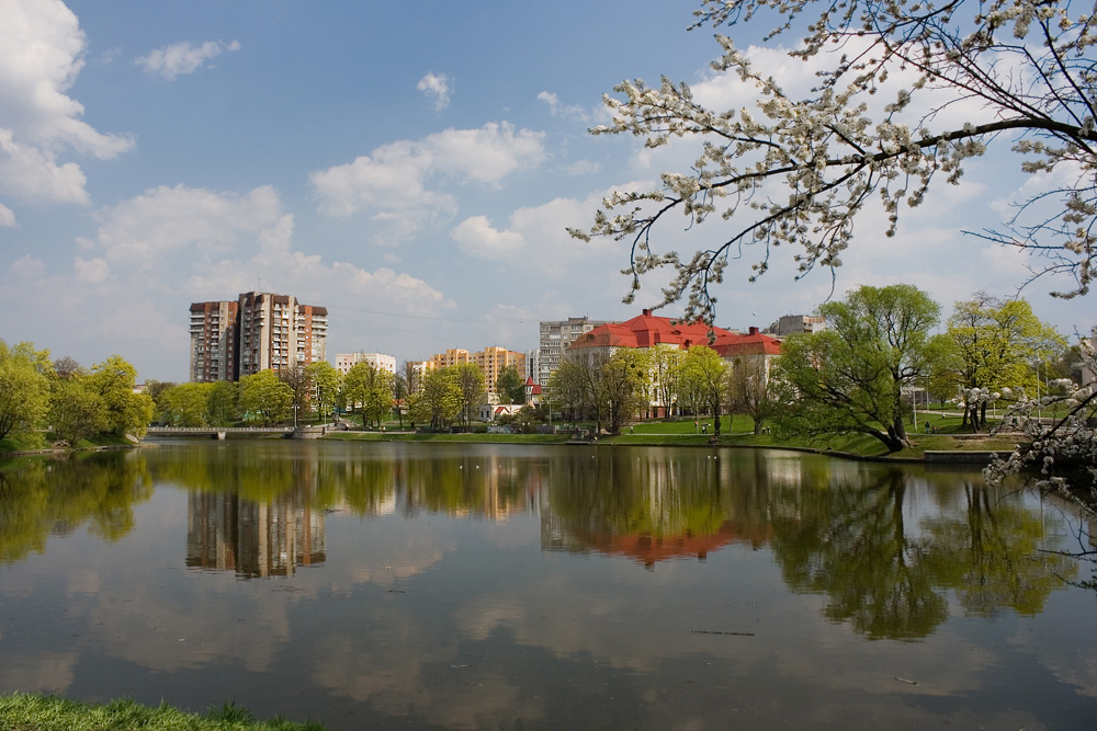 Spring Kaliningrad Schloβteich  - Весенний Калининград Замковый пруд.