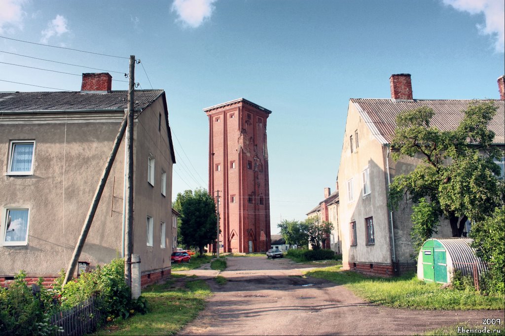 Водонапорная башня, Ул. Черняховского, город Нестеров 2009