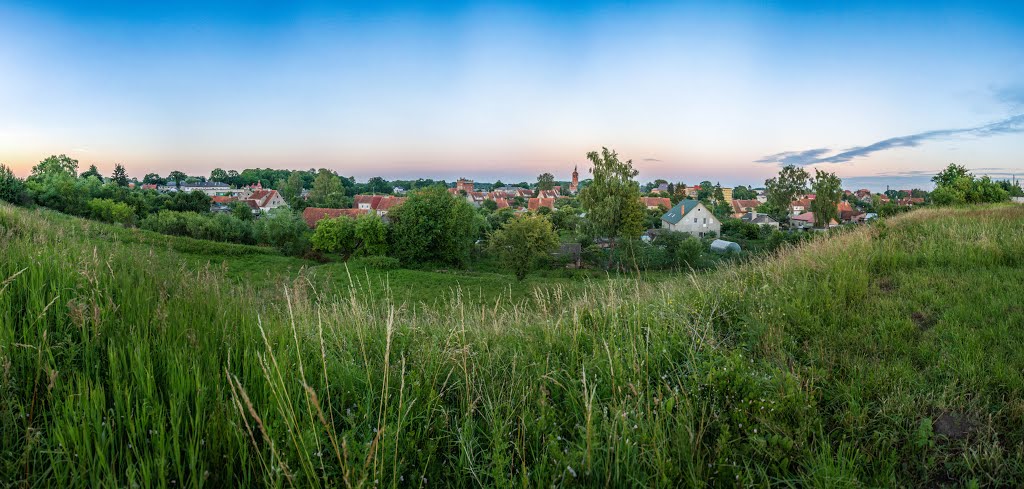 панорама города Озерск
