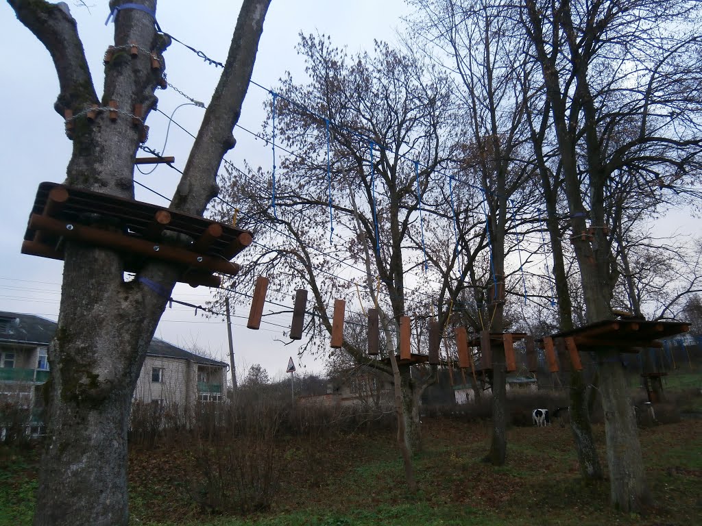 Переход по пенькам