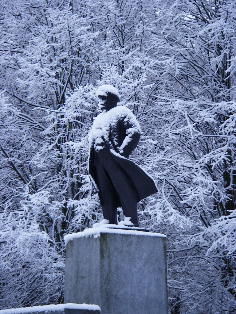 verschneiter Lenin