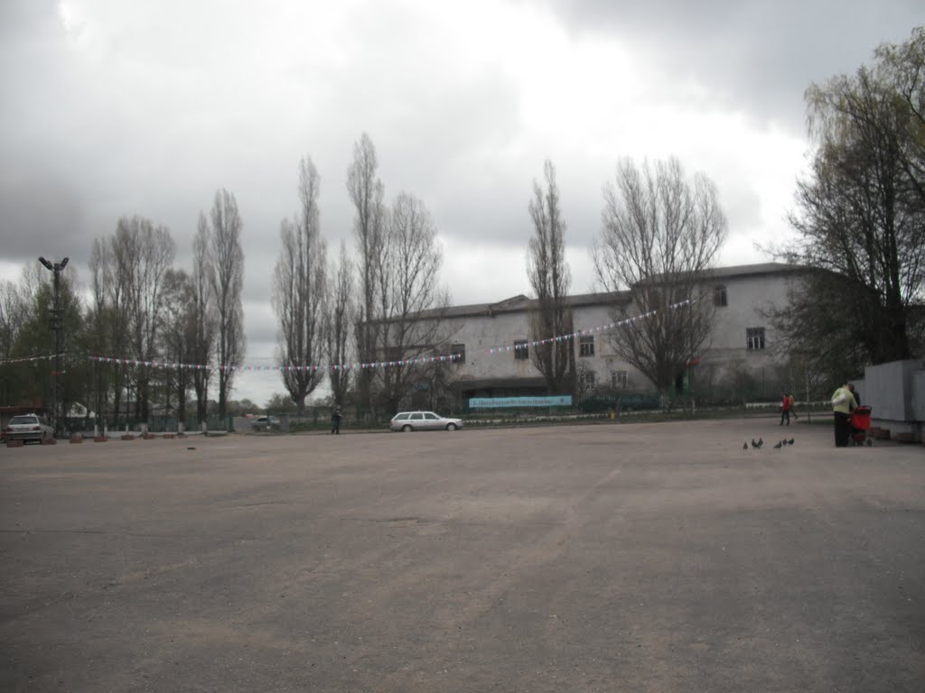 Square in front of former Labiau castle