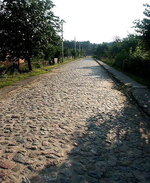 Улица Б.Садовая, конец (Правдинск, 2004)