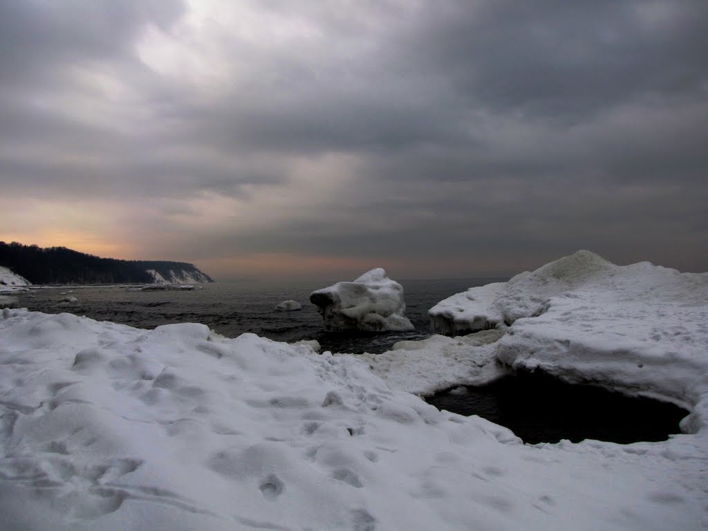 Закат на море в Светлогорске