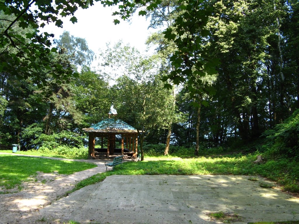 Беседка перед спуском к морю, г.Светлогорск (ранее Rauschen)