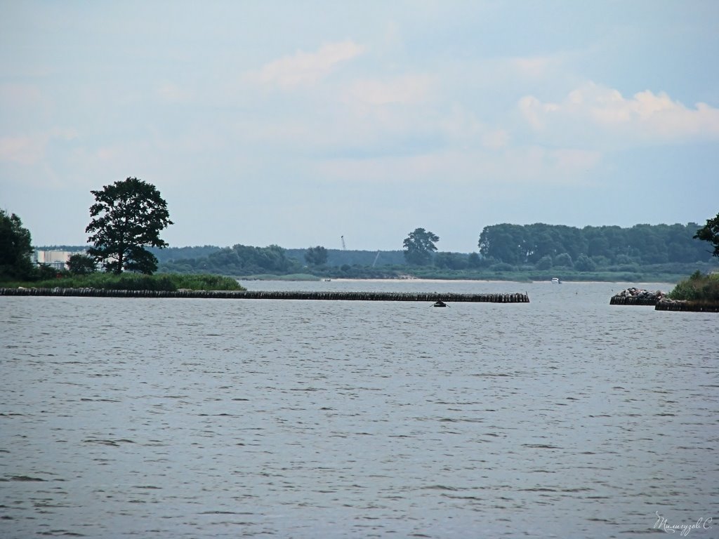 Navigation canal. Town Svetlyj (earlier Zimmerbude)