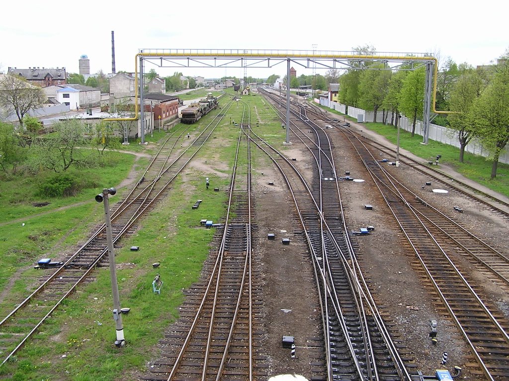 View from the Bridge towards the railway station