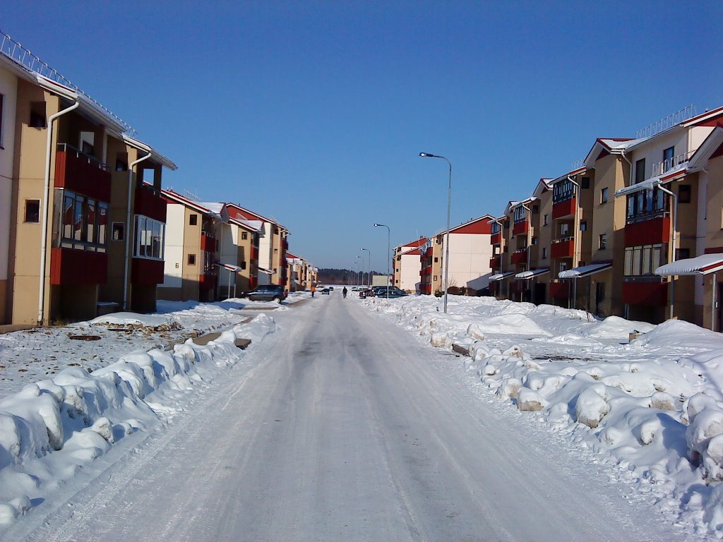 Городок зимой